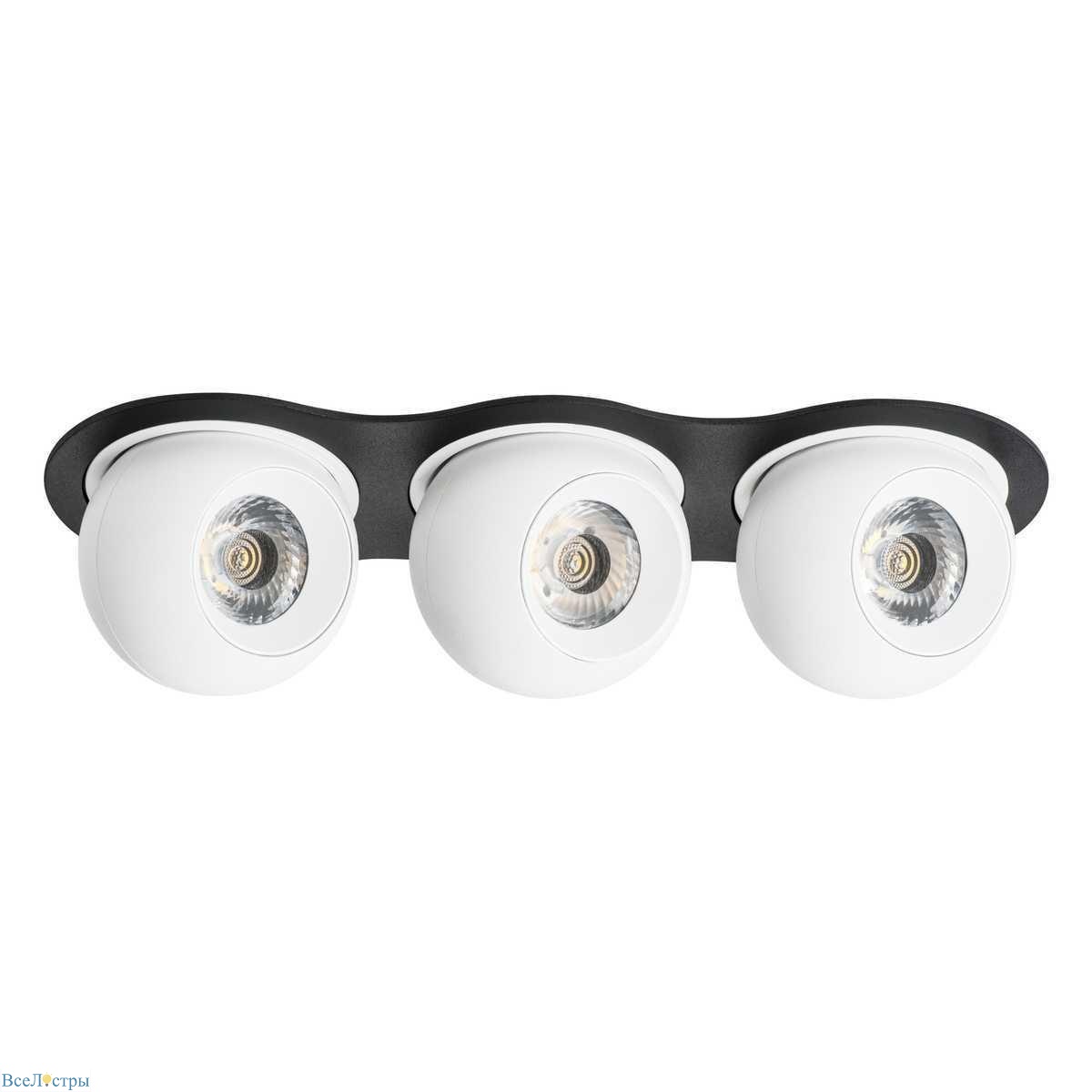 встраиваемый светодиодный спот lightstar urbano (217637+217064+217064+217064) i637646464