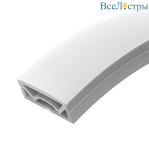 Силиконовый профиль Arlight WPH-FLEX-5025-TOP-S23-10m WHITE 050136