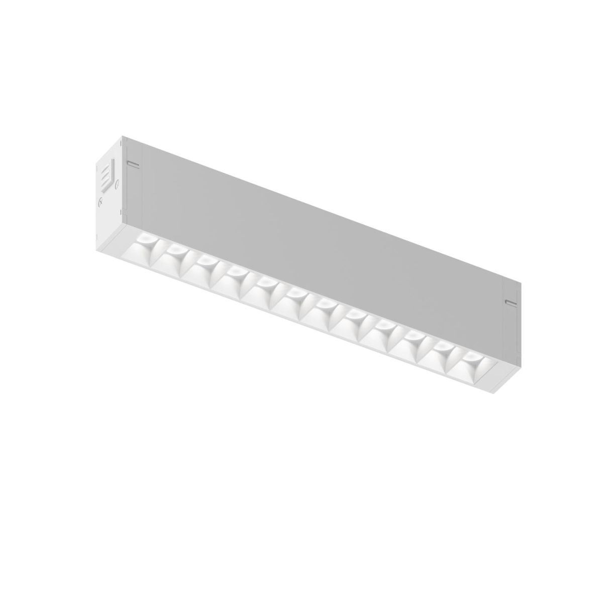 трековый однофазный светильник denkirs simple grill dk8201-wh