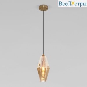 Подвесной светильник Eurosvet Prism 50236/1 янтарный a058957