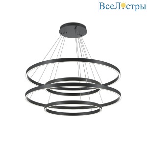 Подвесной светодиодный светильник Maytoni Rim MOD058PL-L174BK