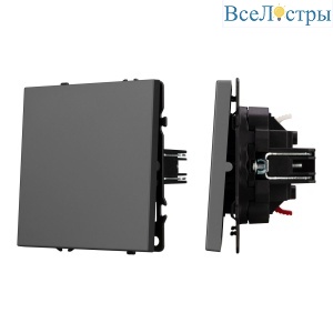 Механизм звонкового выключателя Arlight SWT-NOBE-MKR1-SFPL-GR (230V, 10A) (Серый базальт) 054272(1)