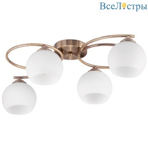 Потолочная люстра Eurosvet Alba 30144/4 античная бронза