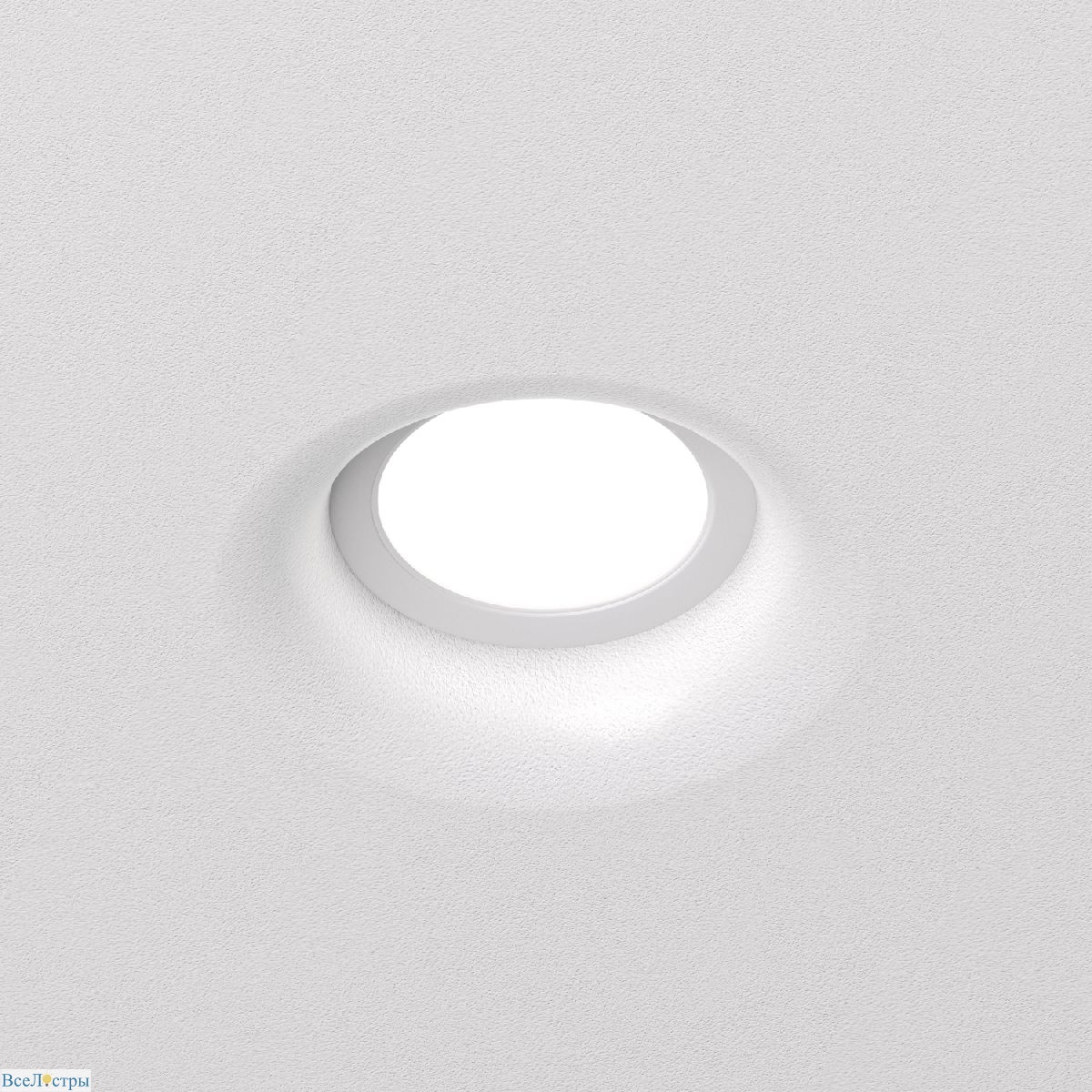 встраиваемый светильник denkirs inviz dk2080-wh