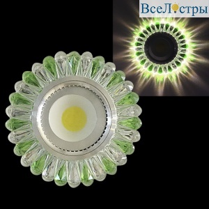 Встраиваемый светильник Reluce 42230-9.0-001PL MR16+LED3W CL/LGN
