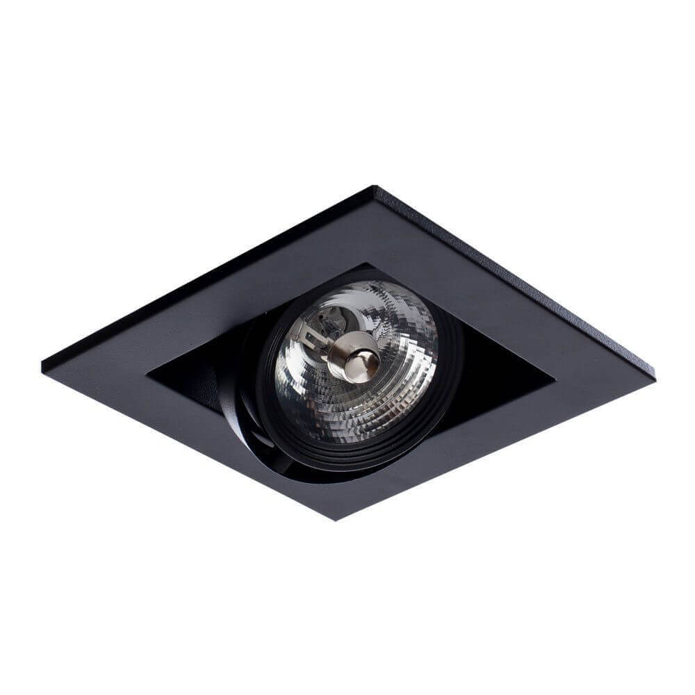 встраиваемый светильник arte lamp technika a5930pl-1bk