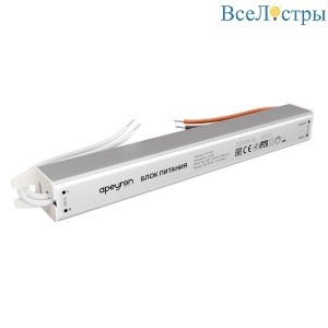 Блок питания Apeyron 24В, 24Вт, 200-264В, 1А, IP20 03-182