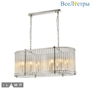 Подвесная люстра iLamp Manhattan P2554-12 Nickel