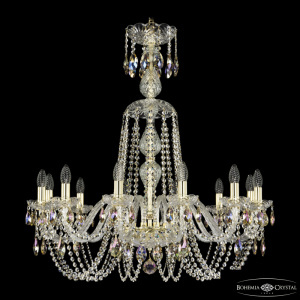 Подвесная люстра Bohemia Ivele Crystal 1402/12/300/XL-90 G K801