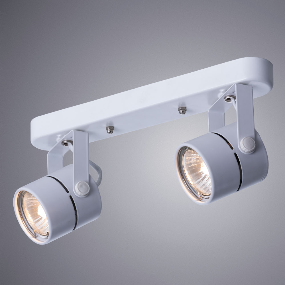 спот arte lamp mizar a1311pl-2wh