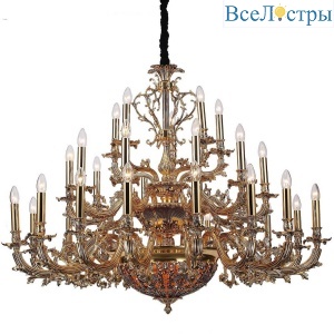 Подвесная люстра Lucia Tucci Firenze 1780.30.3 Antique Gold