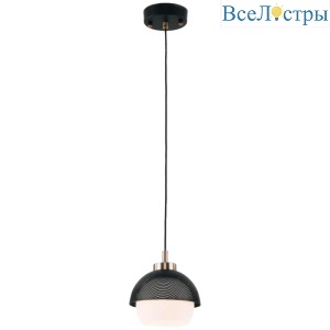 Подвесной светильник Eurosvet 50106/1 античная бронза/черный