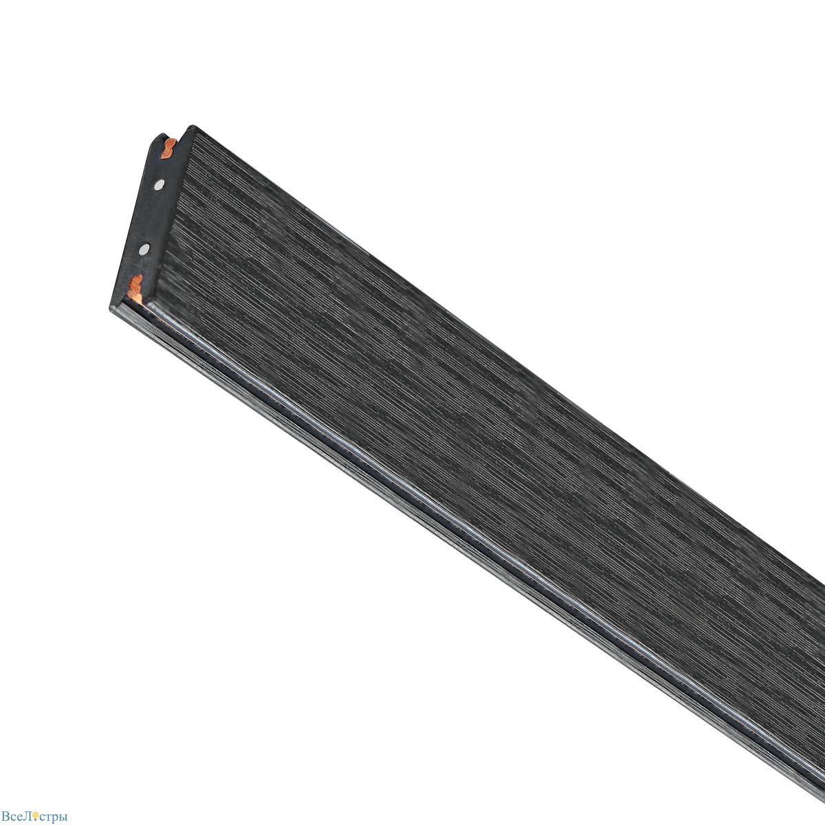 шинопровод гибкий 48v 10м черный lightstar due hermes 510107
