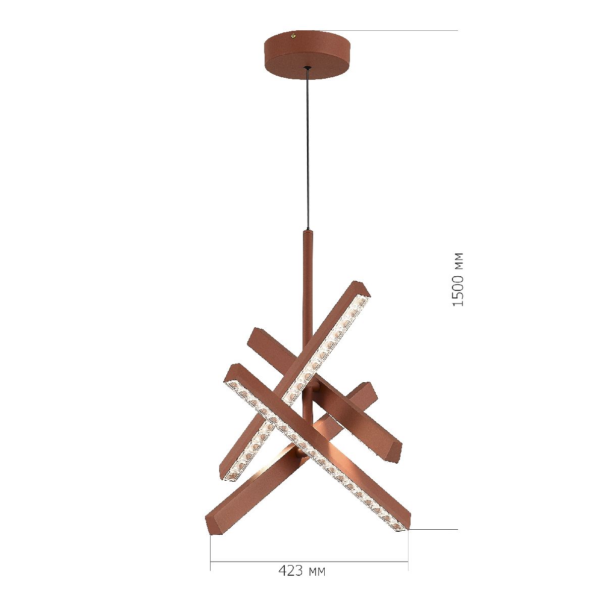 подвесная люстра st luce euclidics sl1018.613.04