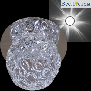 Встраиваемый светильник Reluce 08084-9.0-001H G9 CR