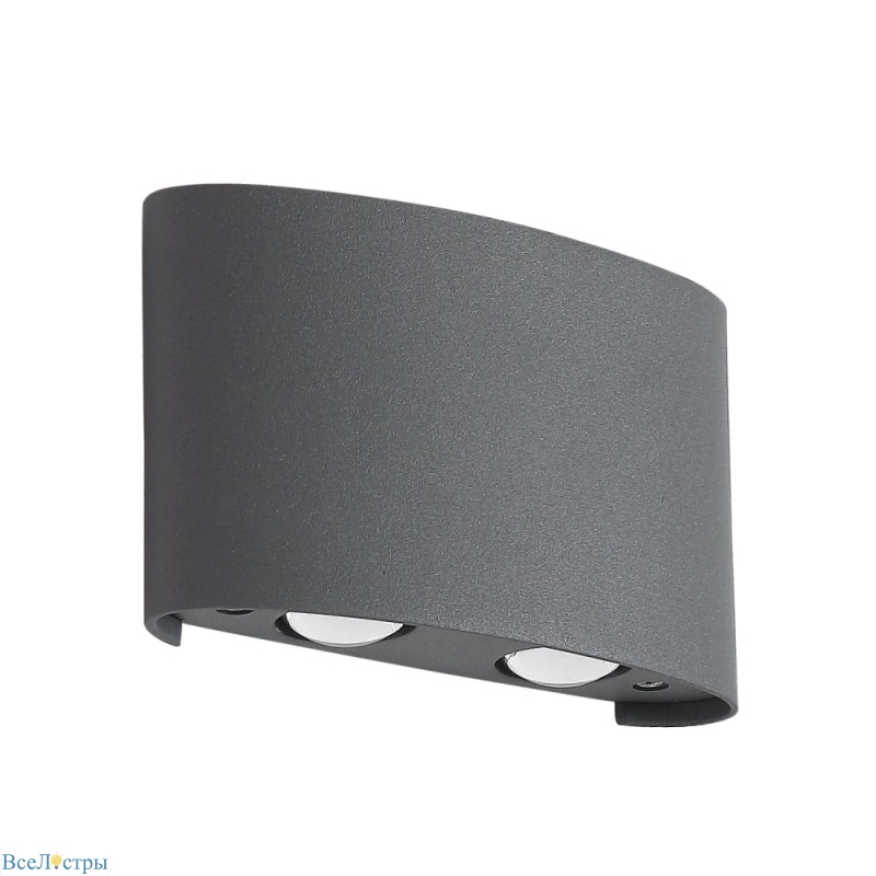 уличный настенный светодиодный светильник crystal lux clt 023w2 dg