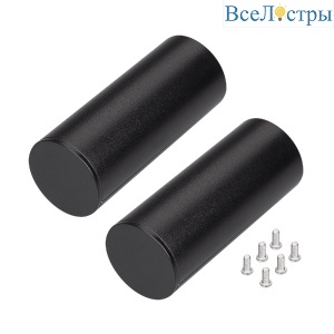 Заглушка Arlight ROUND-D36-360 BLACK с отверстием 050534