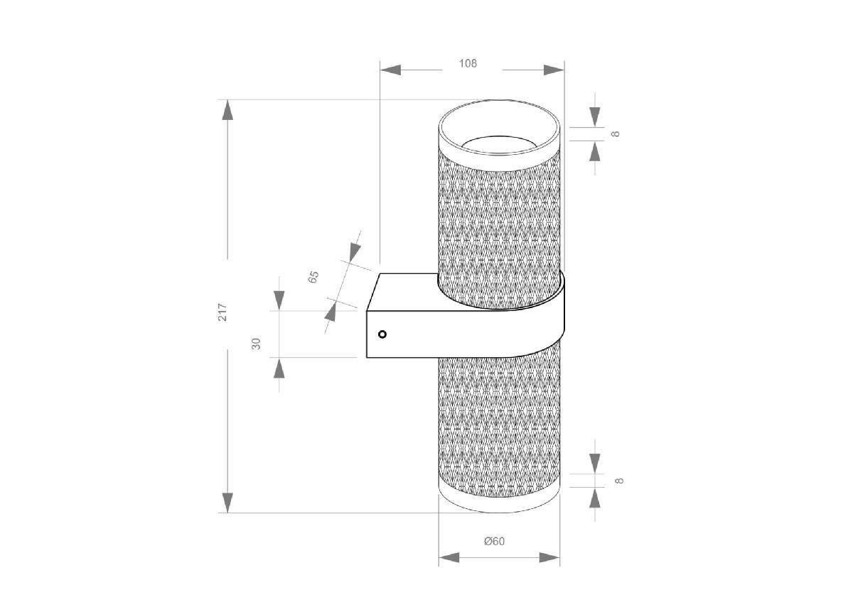 бра maytoni technical focus design c069wl-02w
