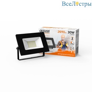 Прожектор светодиодный Gauss Elementary 30W 3000К 613527130