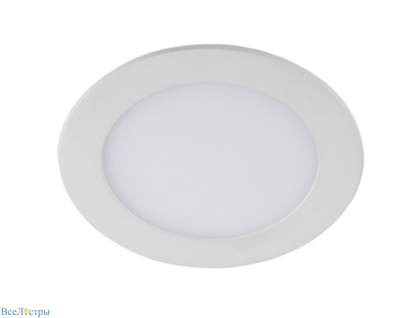 встраиваемый светильник эра led 1-18-6k/1 б0049553