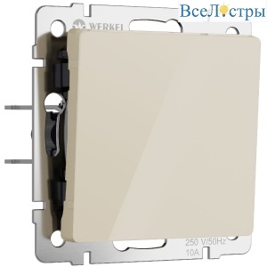 Выключатель одноклавишный проходной Werkel 4690389197000 W1112043 a064054