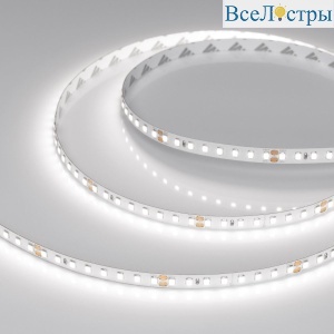 Светодиодная лента Arlight RT-A128-8mm 24V White6000 (10 W/m, IP20, 5m) (высок.эфф.150 лм/Вт) 038755(1)