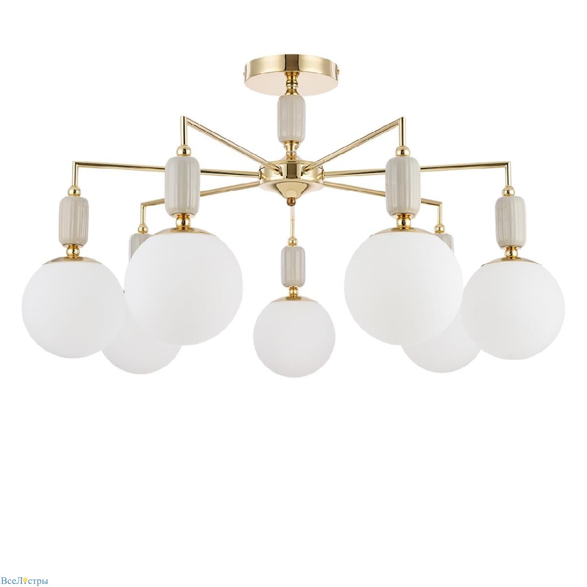 люстра на штанге lumion vivien 6580/7c