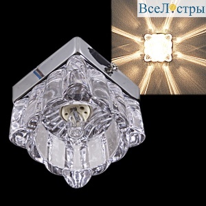 Встраиваемый светильник Reluce 17944-9.5-001HB(with base) G9 CR