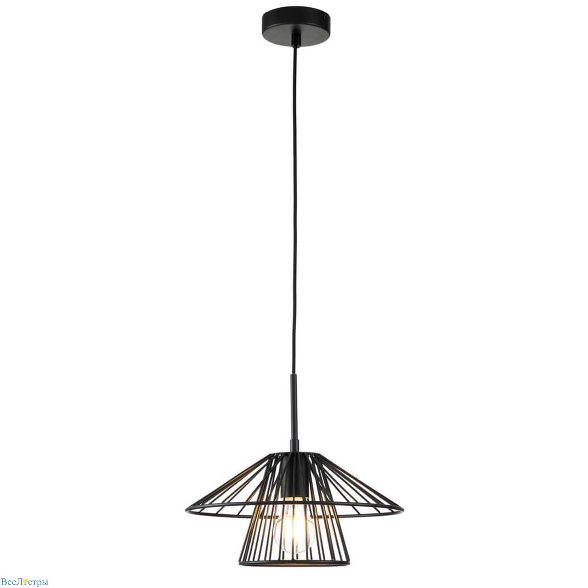 подвесной светильник indigo strato 10016/1p black v000286