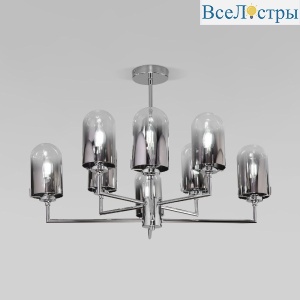 Люстра на штанге Eurosvet Pluto 60156/8 хром a065044