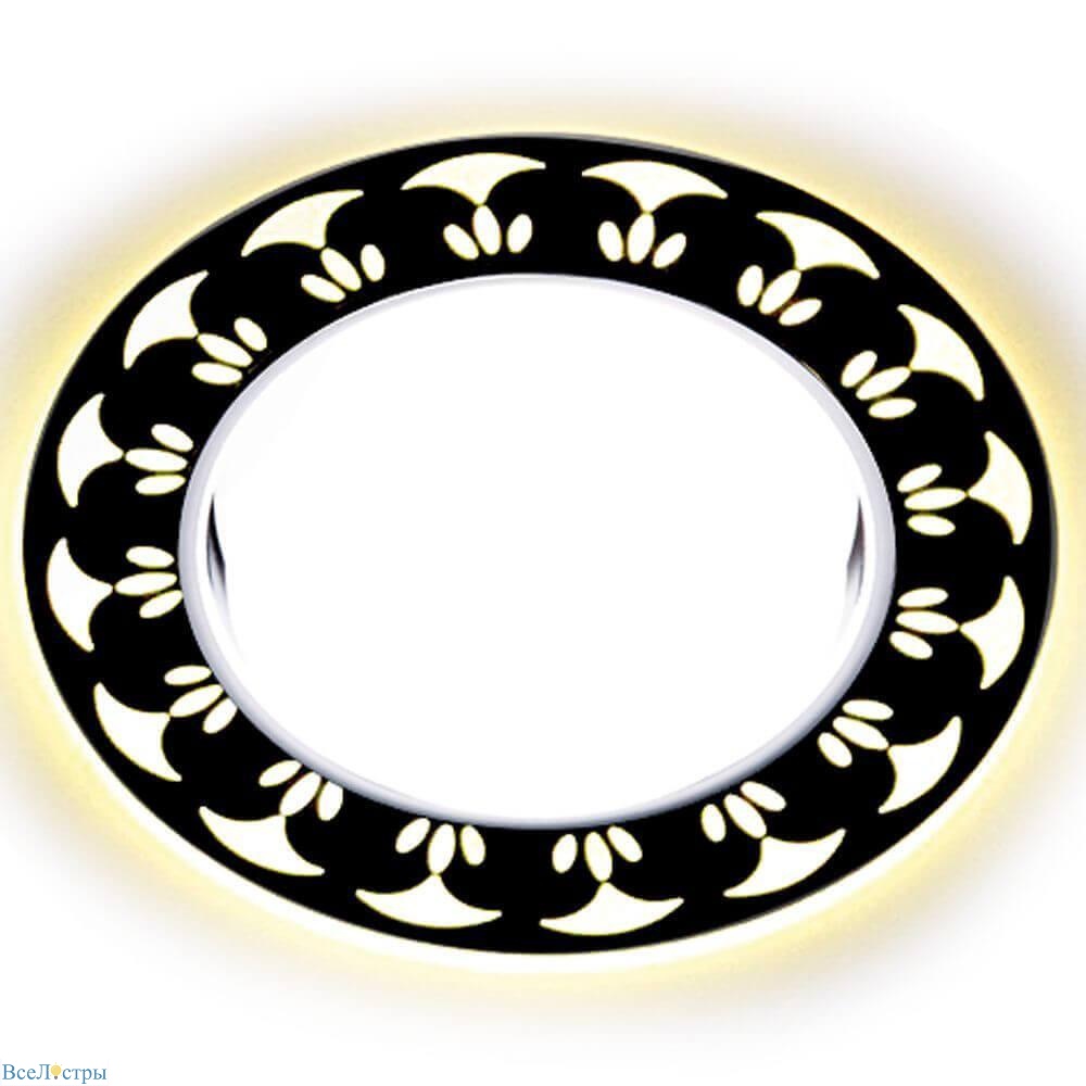 встраиваемый светодиодный светильник ambrella light gx53 led g433 wh/ww
