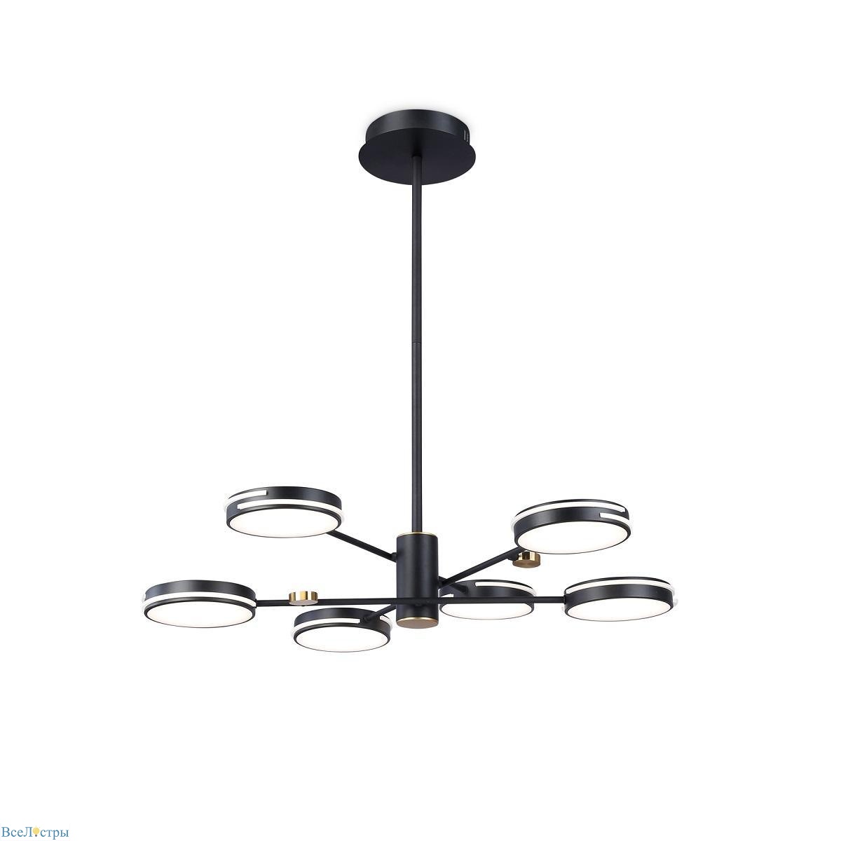 подвесная светодиодная люстра ambrella light comfort linetech fl51639