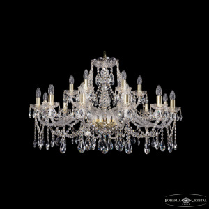 Подвесная люстра Bohemia Ivele Crystal 1413/12+6/360 G