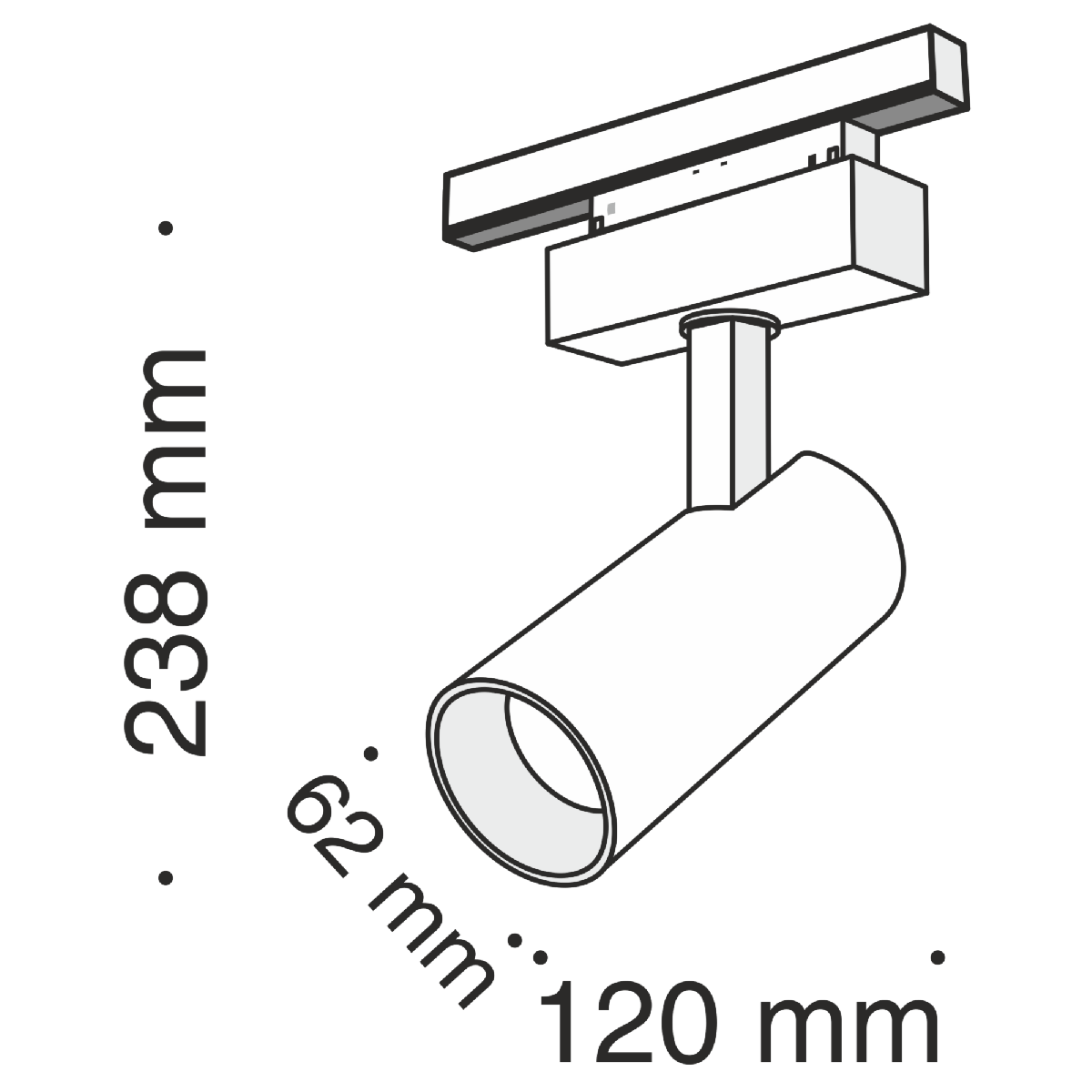 трековый светильник maytoni track lamps tr019-2-15w4k-b