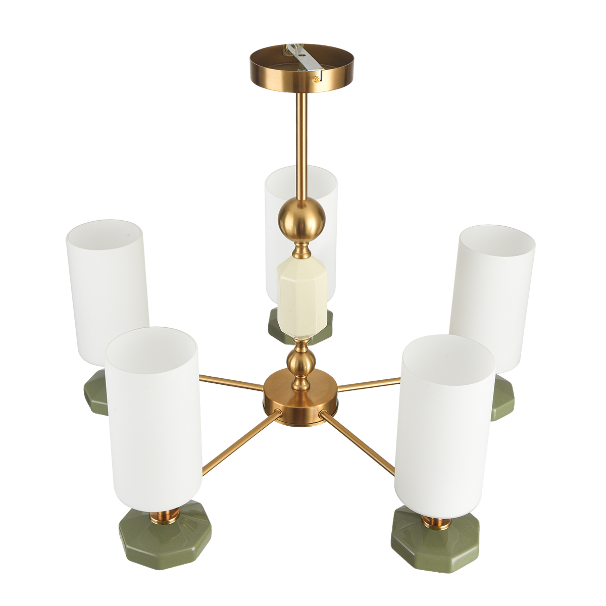 люстра на штанге lumion moderni mila 8427/5c