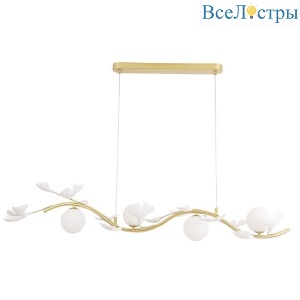 Подвесная люстра Crystal Lux Colibri SP4 Gold