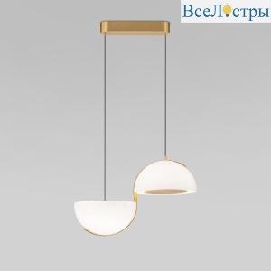 Подвесной светильник Eurosvet Emisfero 50083/2 LED золото a069299
