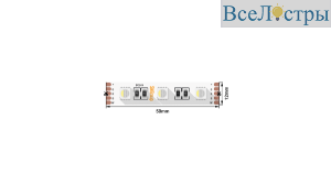 Светодиодная лента SWG Standard SWG560-24-19.2-RGB+NW-M 018657