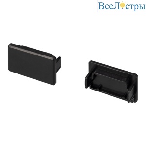 Заглушка Arlight PLS-LOCK-H16-SMT черная глухая 033645