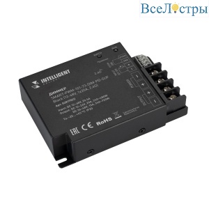 Диммер Arlight SMART-PWM-101-73-DIM-PD-SUF Black (12-48V, 1x20A, 2.4G) (IARL, IP20 Металл) 028175(1)