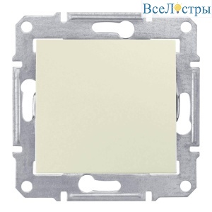 Выключатель одноклавишный Schneider Electric Sedna 10A 250V SDN0100147