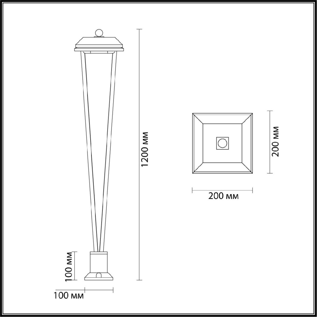 ландшафтный светильник odeon light nature bearitz 6655/12ga3