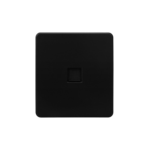 Розетка ROUND компьютерная RJ45 кат6 с/у оникс KRANZ KR-78-0724-3