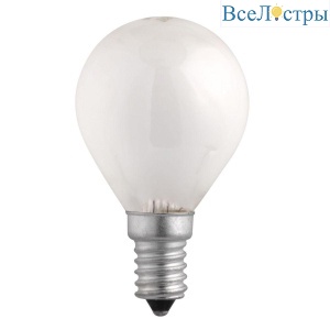 Лампа накаливания Jazzway E14 60W 2700K матовая 3320317