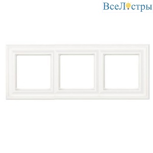 Рамка трехместная Jung EPD483WW