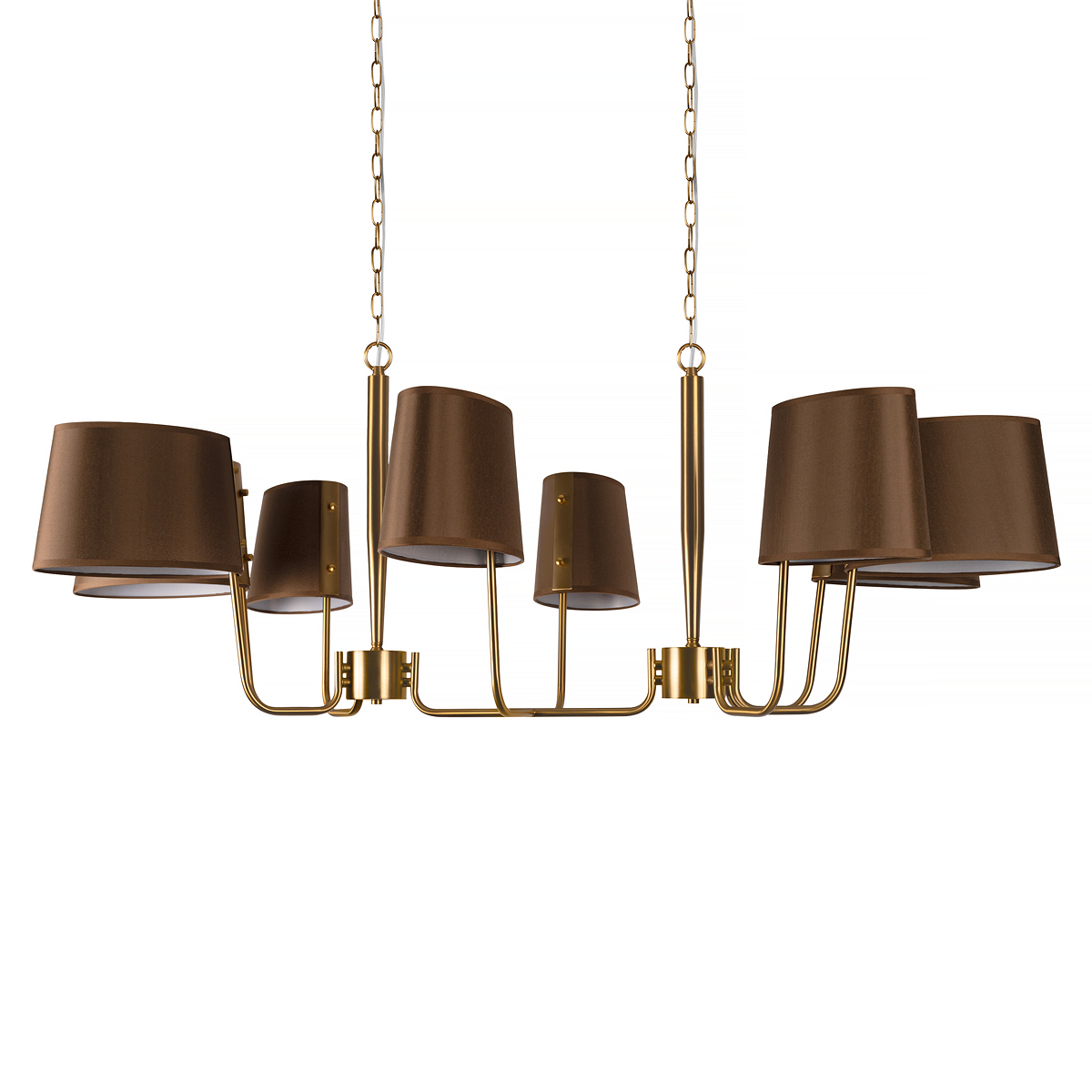 подвесная люстра loft it hilton 10527/8 brass