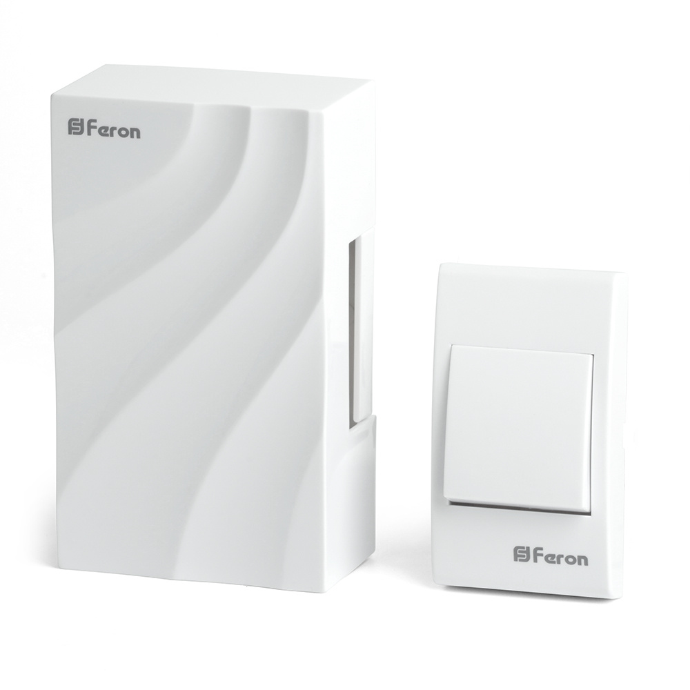 звонок с кнопкой проводной электромеханический feron db-102 48806