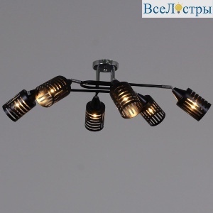 Потолочная люстра Reluce 70052-3.3-06 CR+BK