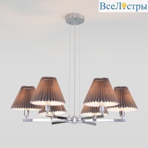 Подвесная люстра Eurosvet Peony 60136/6 хром/графит
