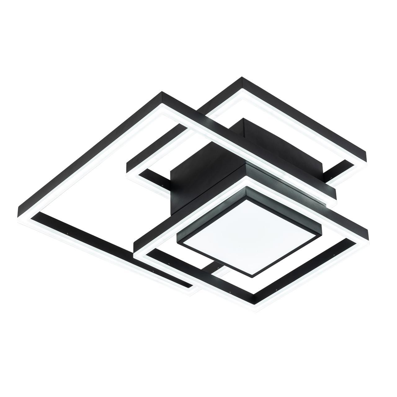 потолочная светодиодная люстра escada twins 10242/4led black